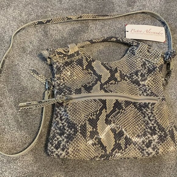 Pietro Alessandro Leather Satchel - Picture 3 of 7